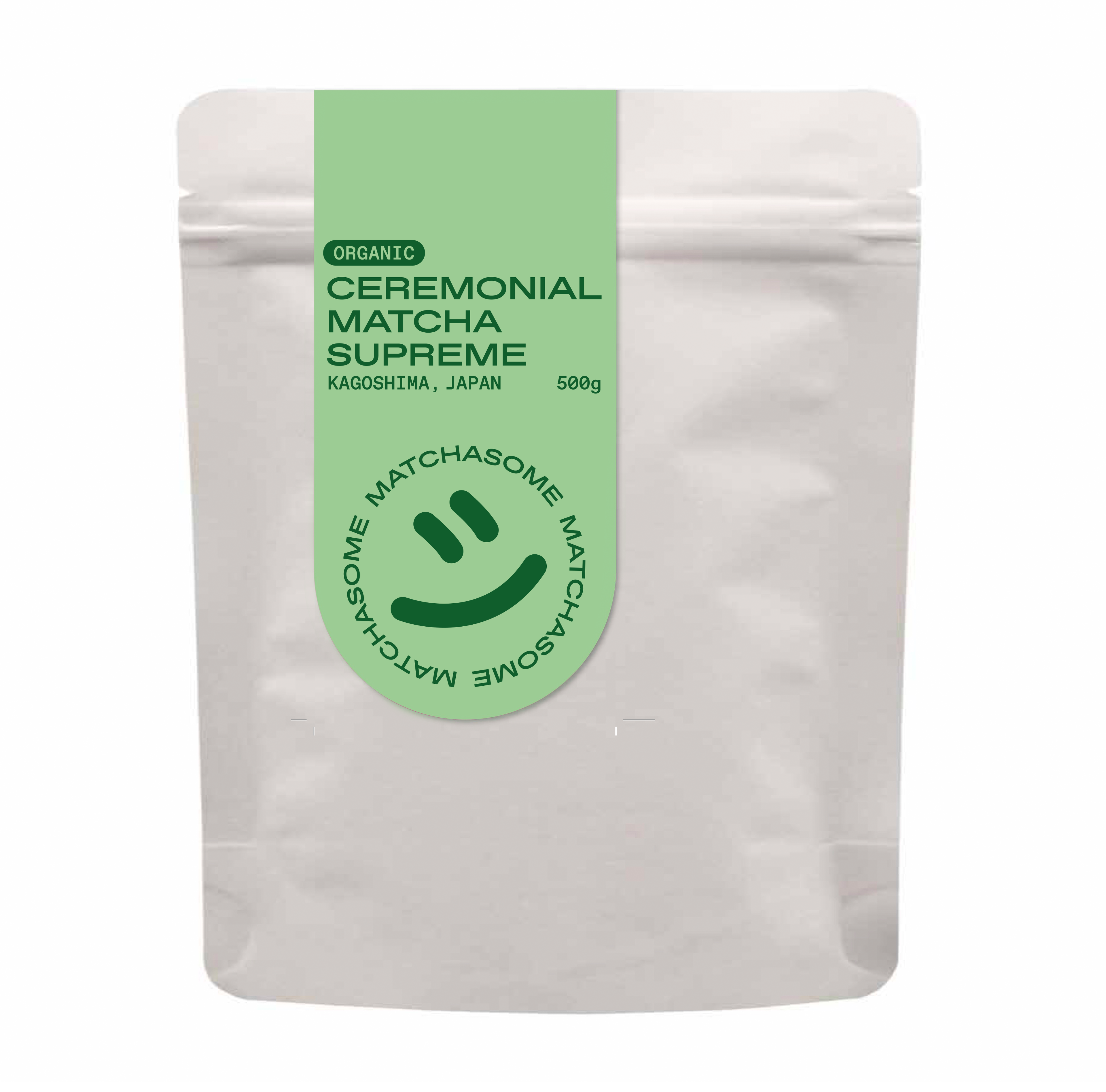 Biologische ceremoniële matcha supreme 500 g grootverpakking van Matchasome