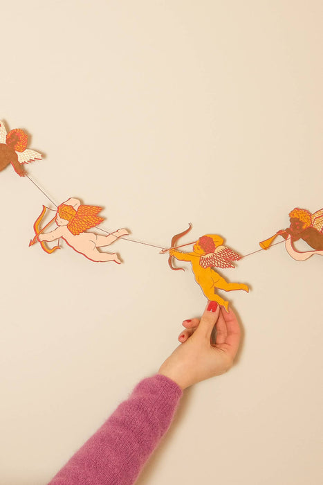 Cupid sewn garland