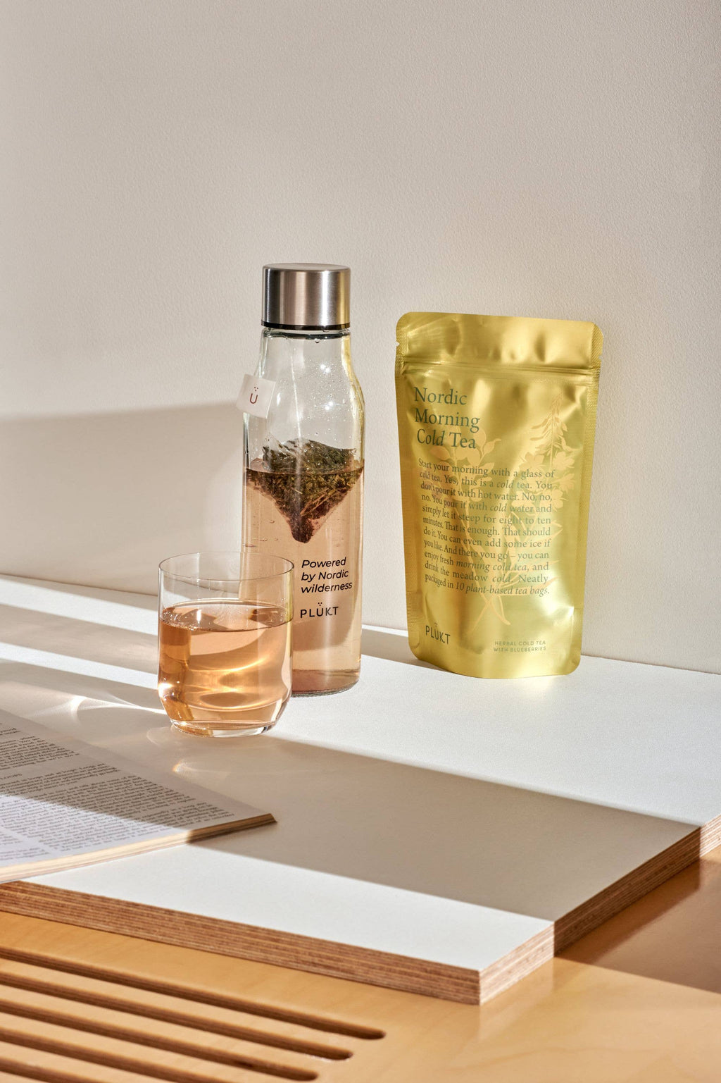 Cold brew thee Nordic Morning met bosbes, biologisch