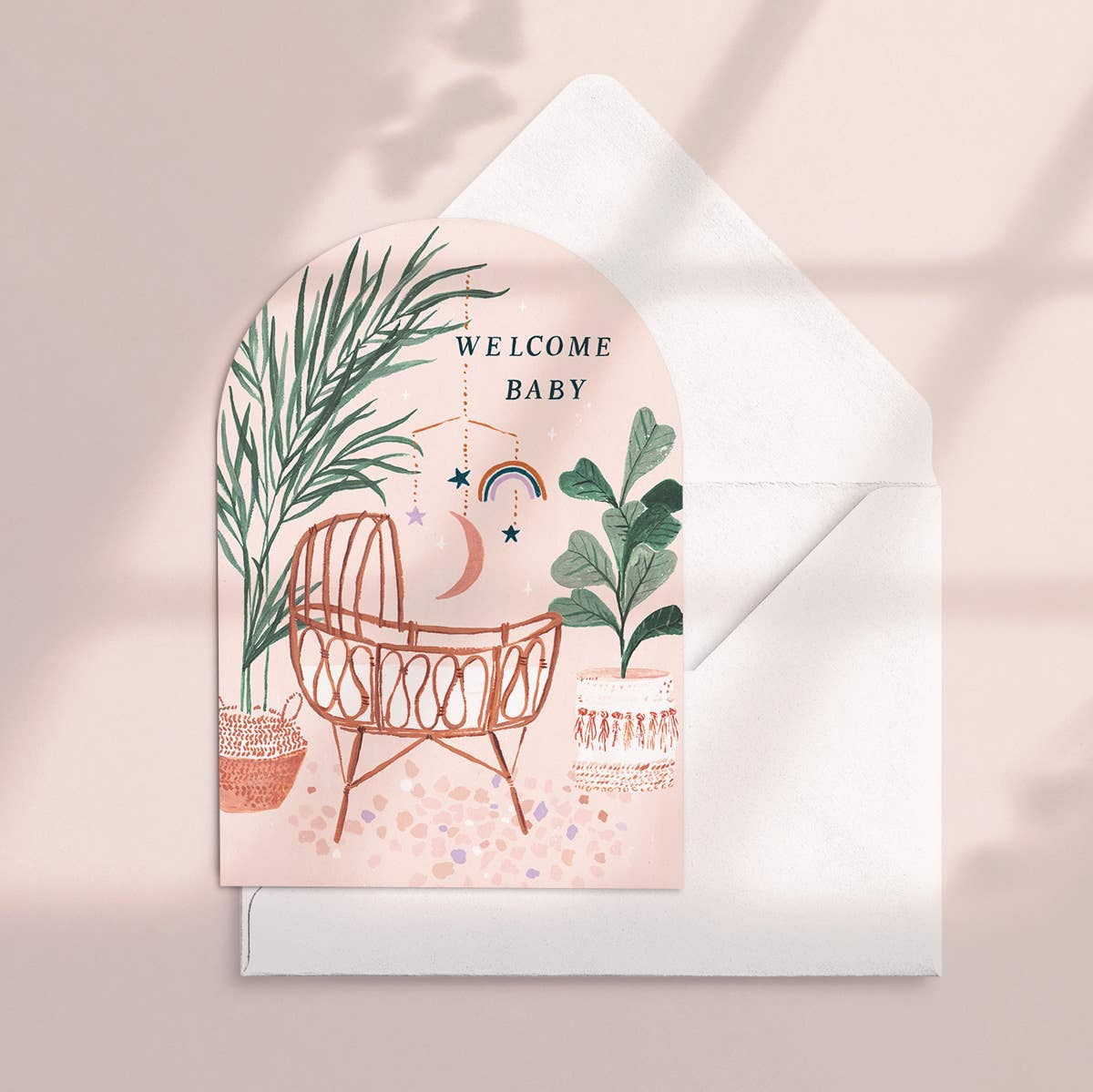 Welkom Babykaart | Nieuwe babykaart | Genderneutrale babykaart