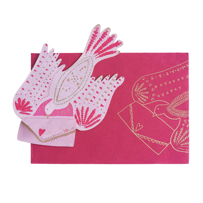 Love Letter Bird Greeting Card