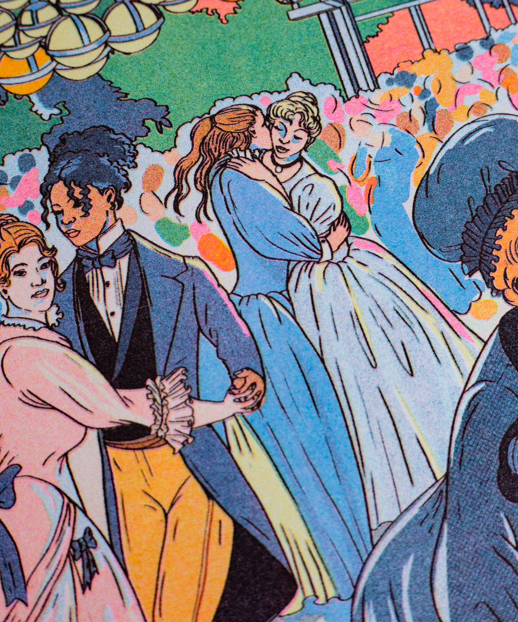 A3 poster Bal du moulin de la Galette van KIBLIND, extra weergave