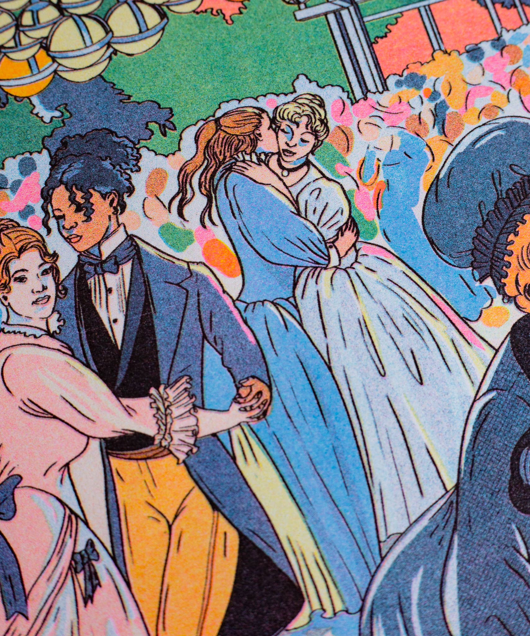 A3 poster Bal du moulin de la Galette van KIBLIND, extra weergave