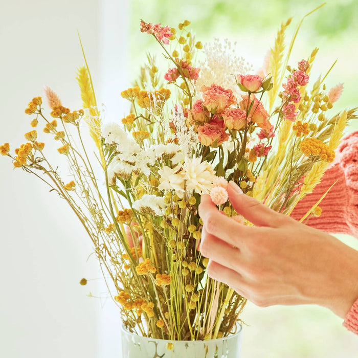 Dried Flowers -  Field Bouquet Pink Lemonade