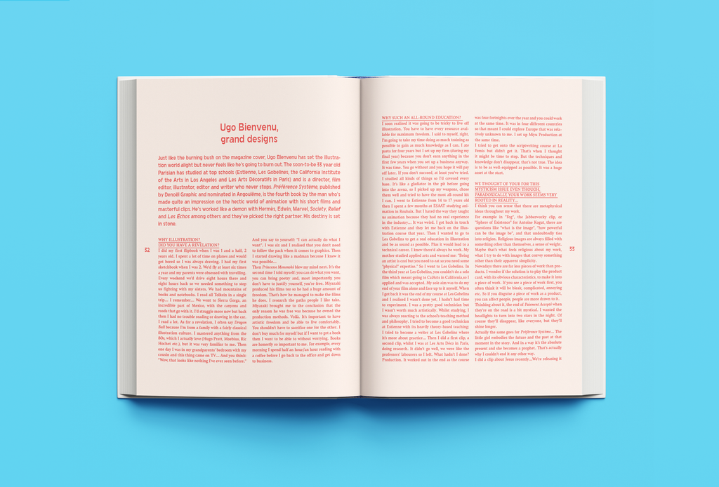 Illustraties uit het nummer Mystic in Super KIBLIND 4