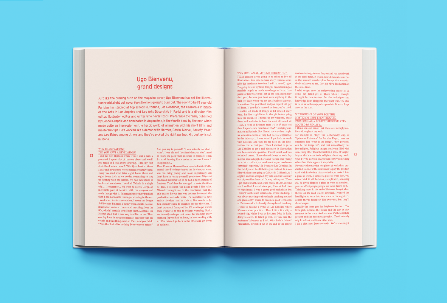 Illustraties uit het nummer Mystic in Super KIBLIND 4
