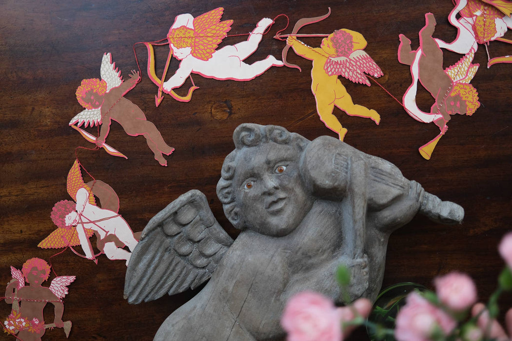 Cupid sewn garland