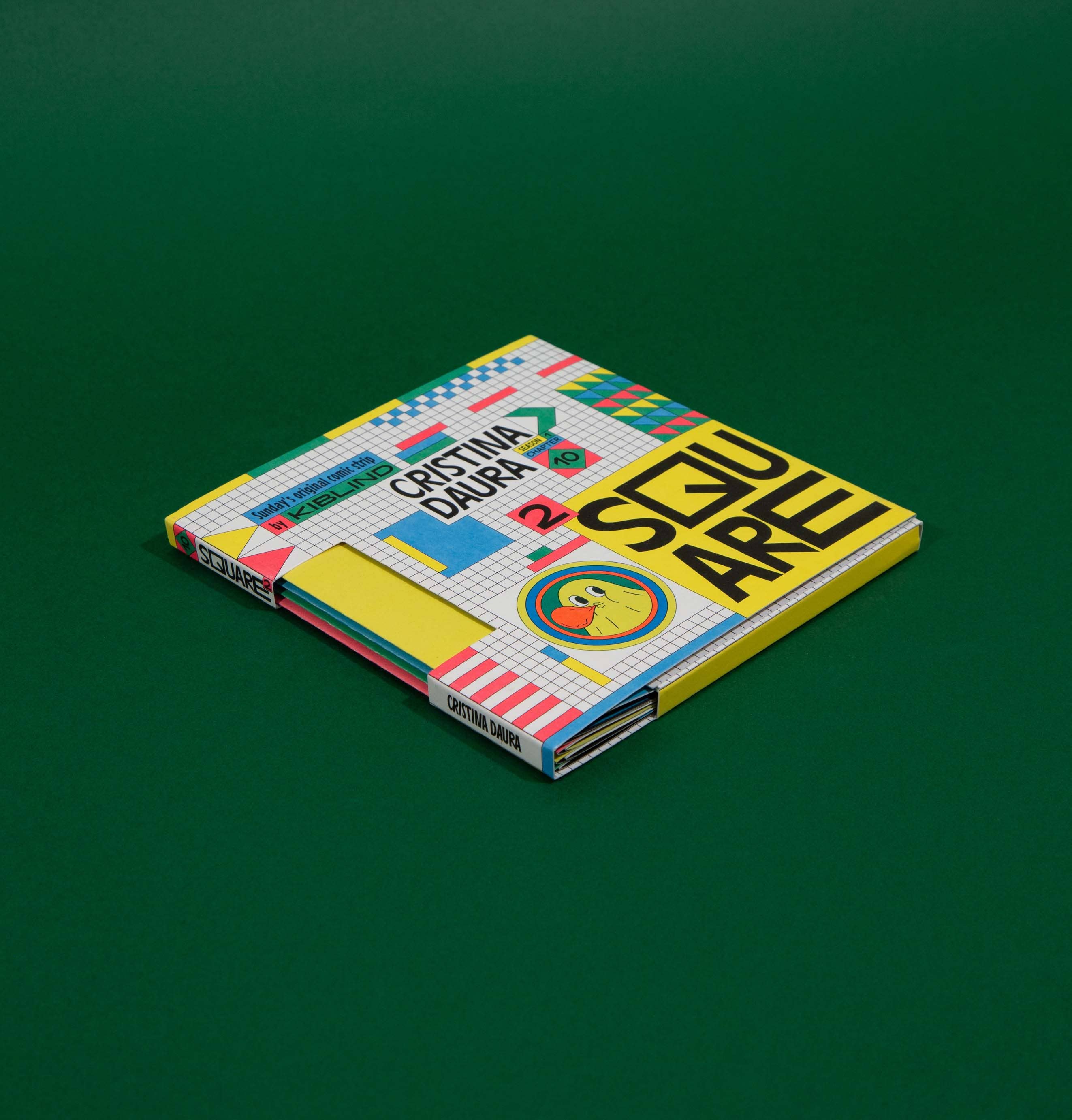 Leporello-strip uit het SQUARE² etui van Cristina Daura
