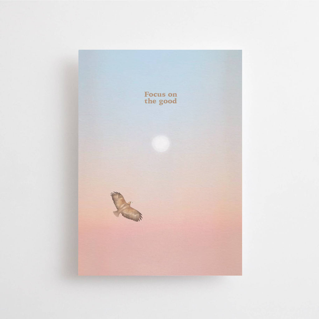 Focus on the good - Card - Ombre Sunrise - Postcard