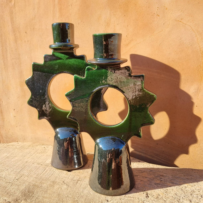 Handgemaakte ster kandelaar.