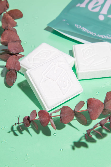 Woodland douchestamers met etherische olie