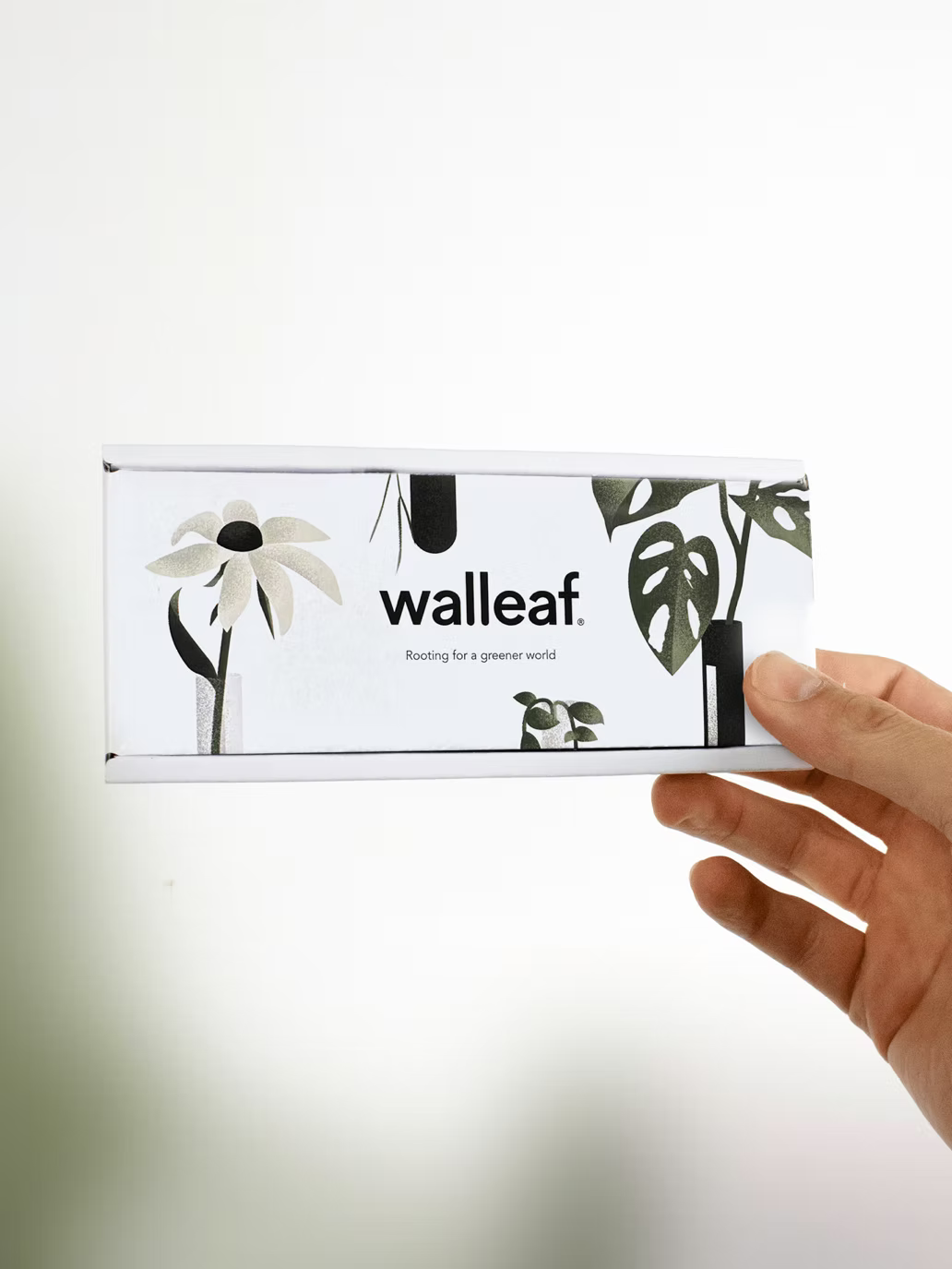 Walleaf Small — Magnetische muurvaasje voor stekjes of bloemen