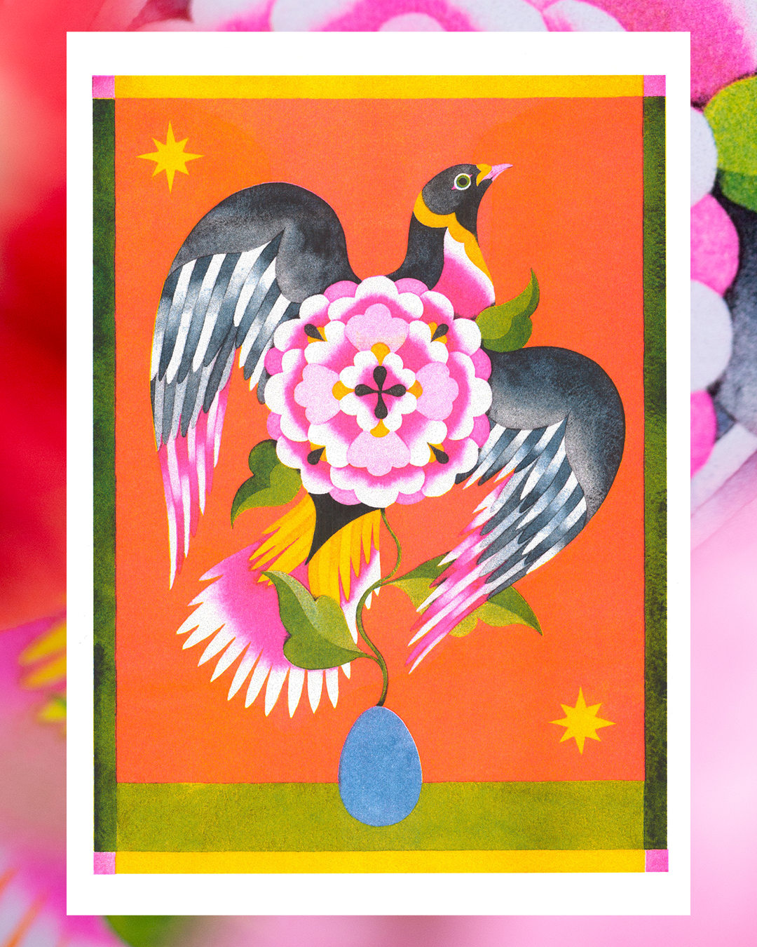 Grow risoposter van Lou Benesch, KIBLIND Atelier