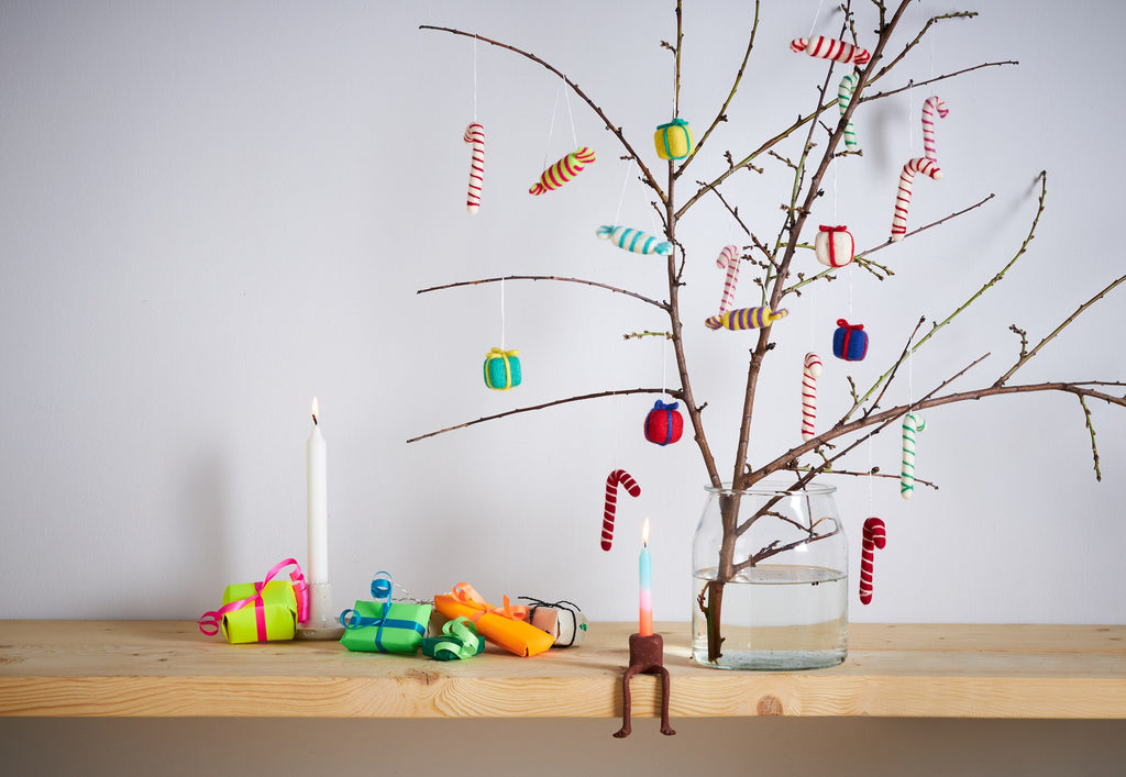 Wollen hangertje cadeautje – sfeerbeeld