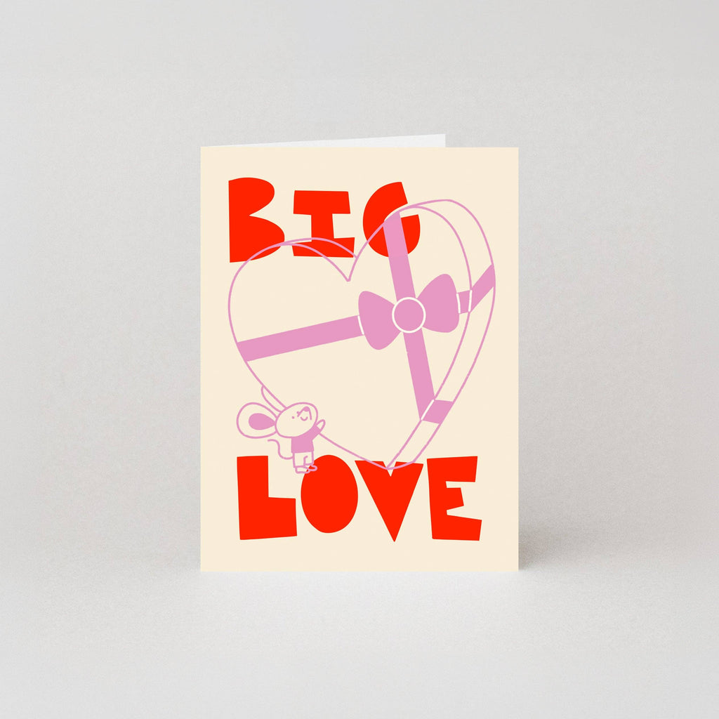 Grote Liefde minikaartjes | Neon liefdeskaarten | mini-wenskaarten