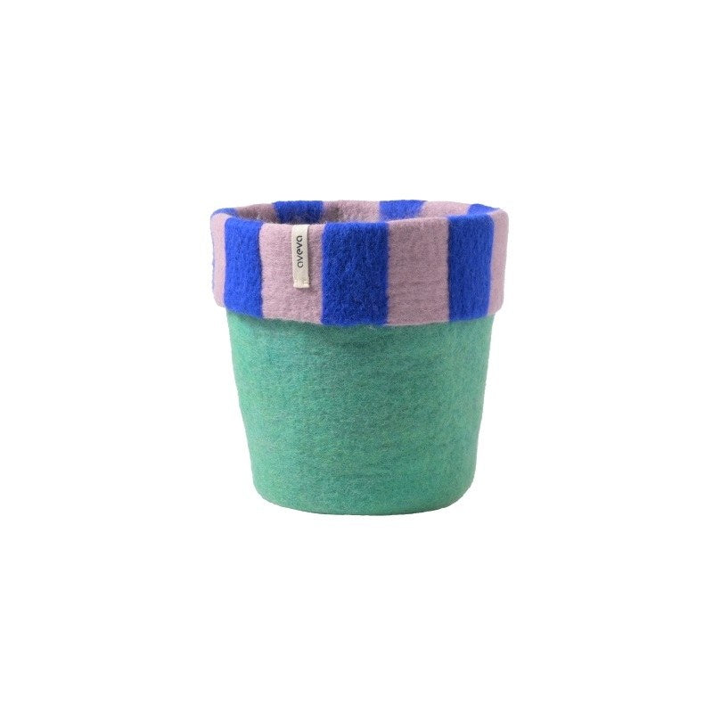 Wollen bloempot – Carnival – L