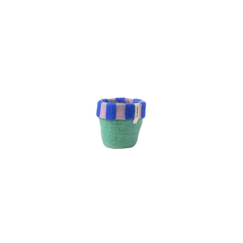 Wollen bloempot – Carnival – S