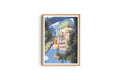 Risoposter Castle in the Sky door HifuMiyo, gedrukt door KIBLIND Atelier