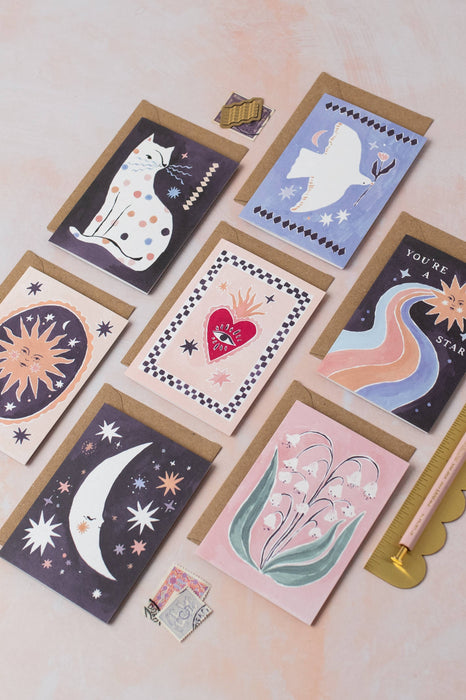 Dove Minikaarten | Blanco minikaarten | Mini-wenskaarten