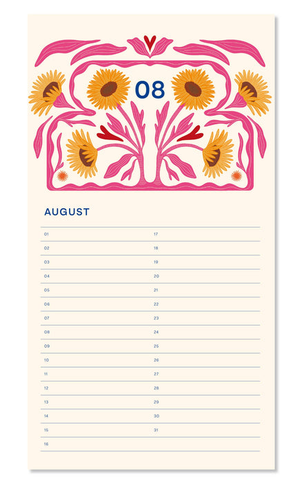 Verjaardagskalender - Bloemenvaas