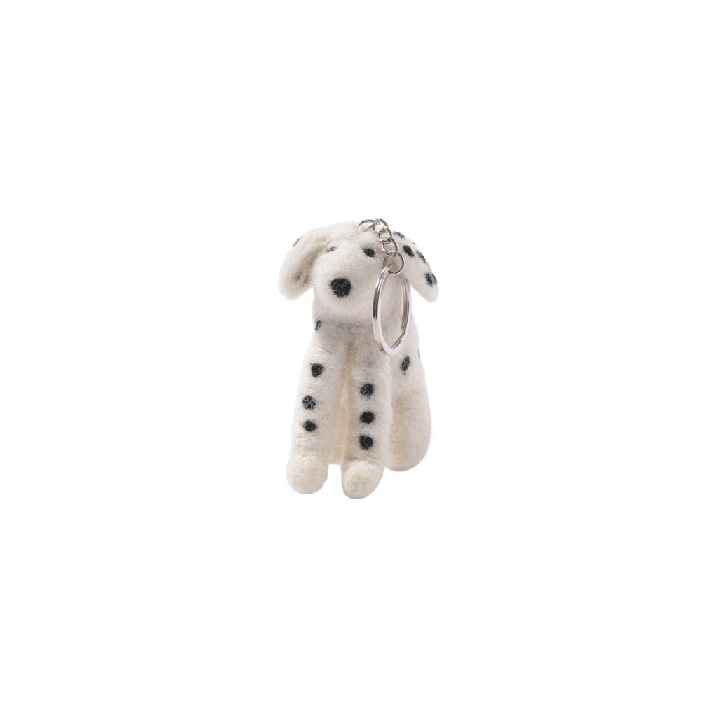Wollen sleutelhanger dalmatiër