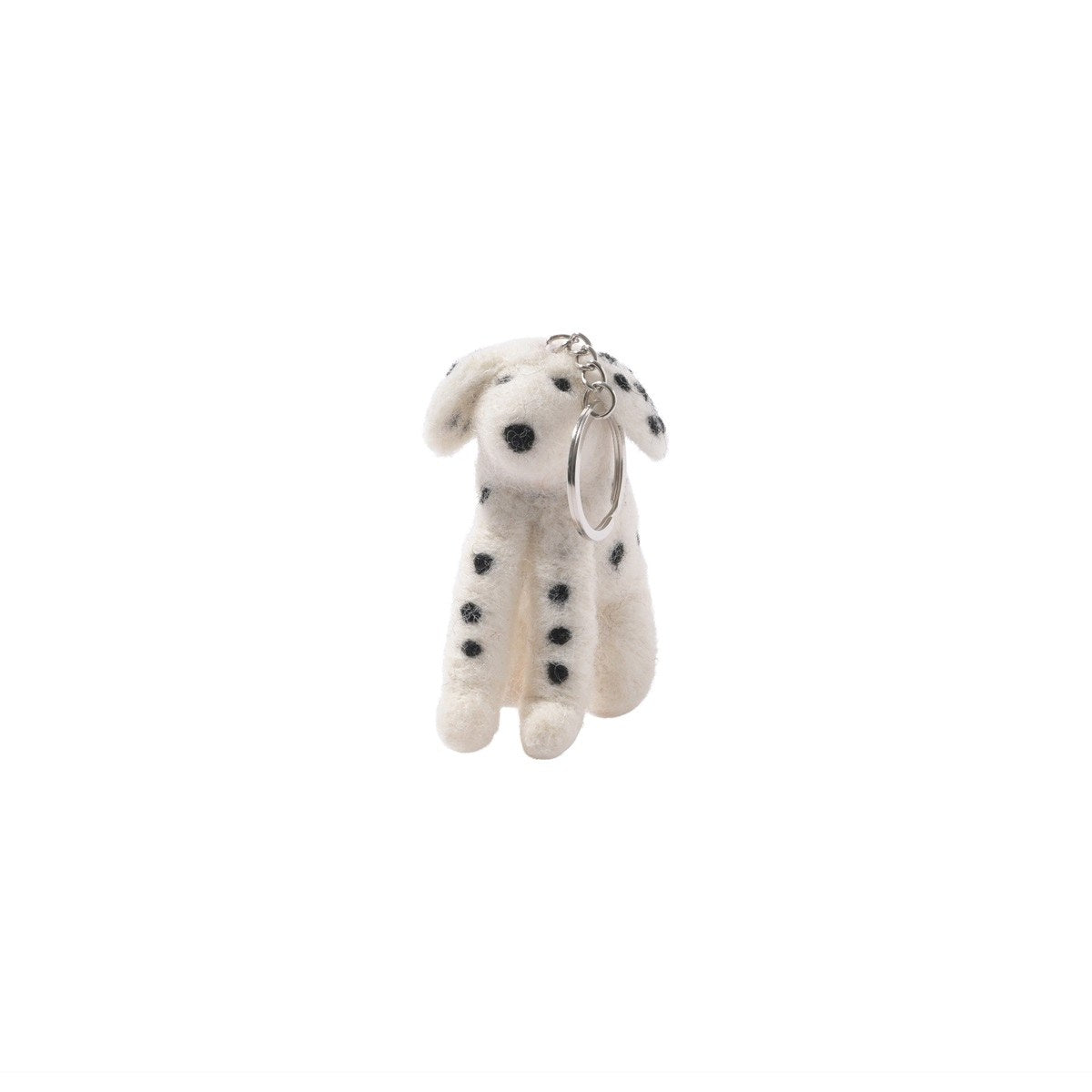 Wollen sleutelhanger dalmatiër