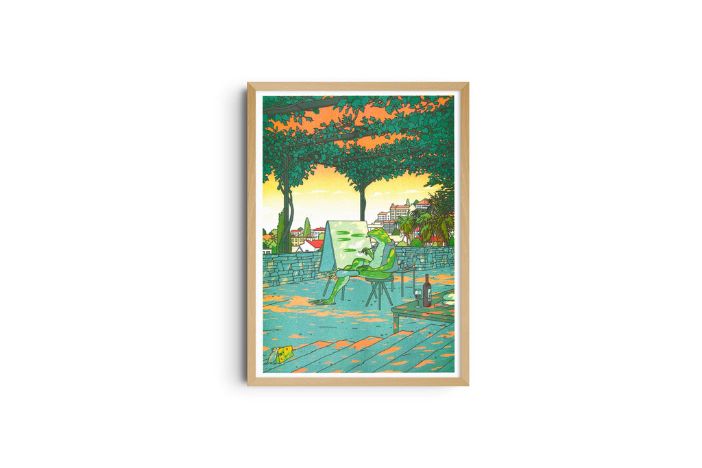 Risoposter 'If Nature Could Capture Nature' van Liam Cobb, KIBLIND Atelier