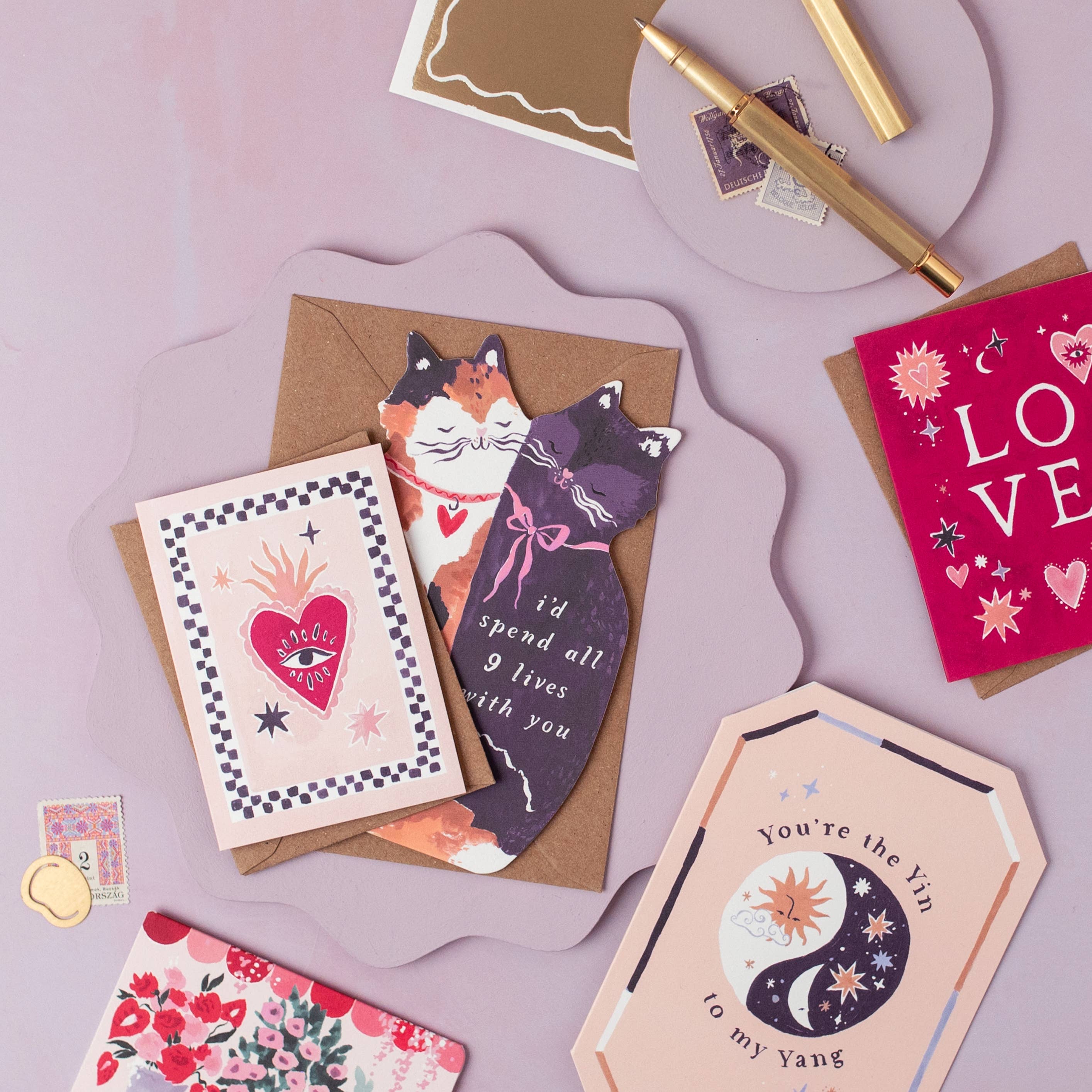 Sacred Heart Mini Love Card | Mini-wenskaart | Minikaart