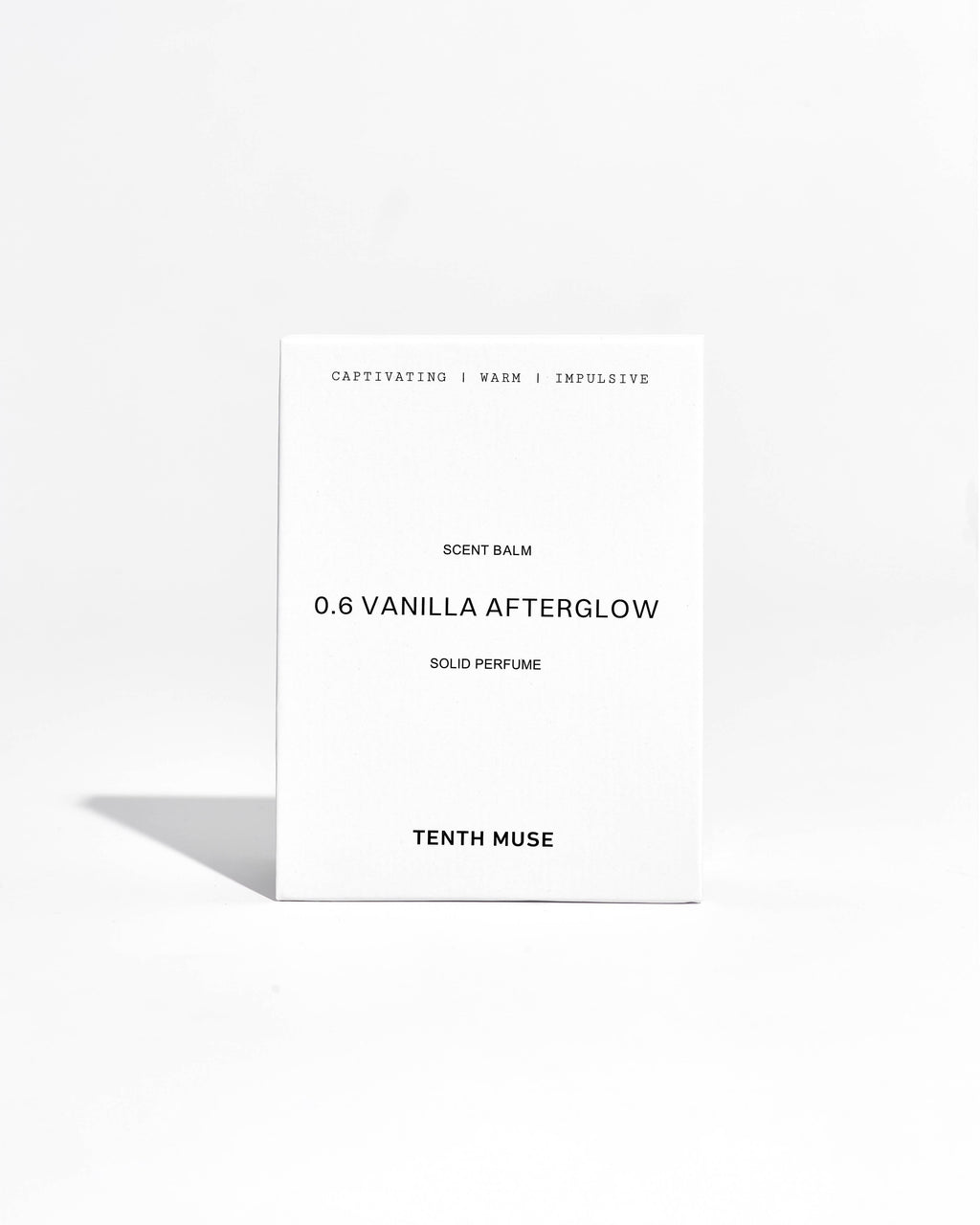 Vanilla afterglow solid perfume balm