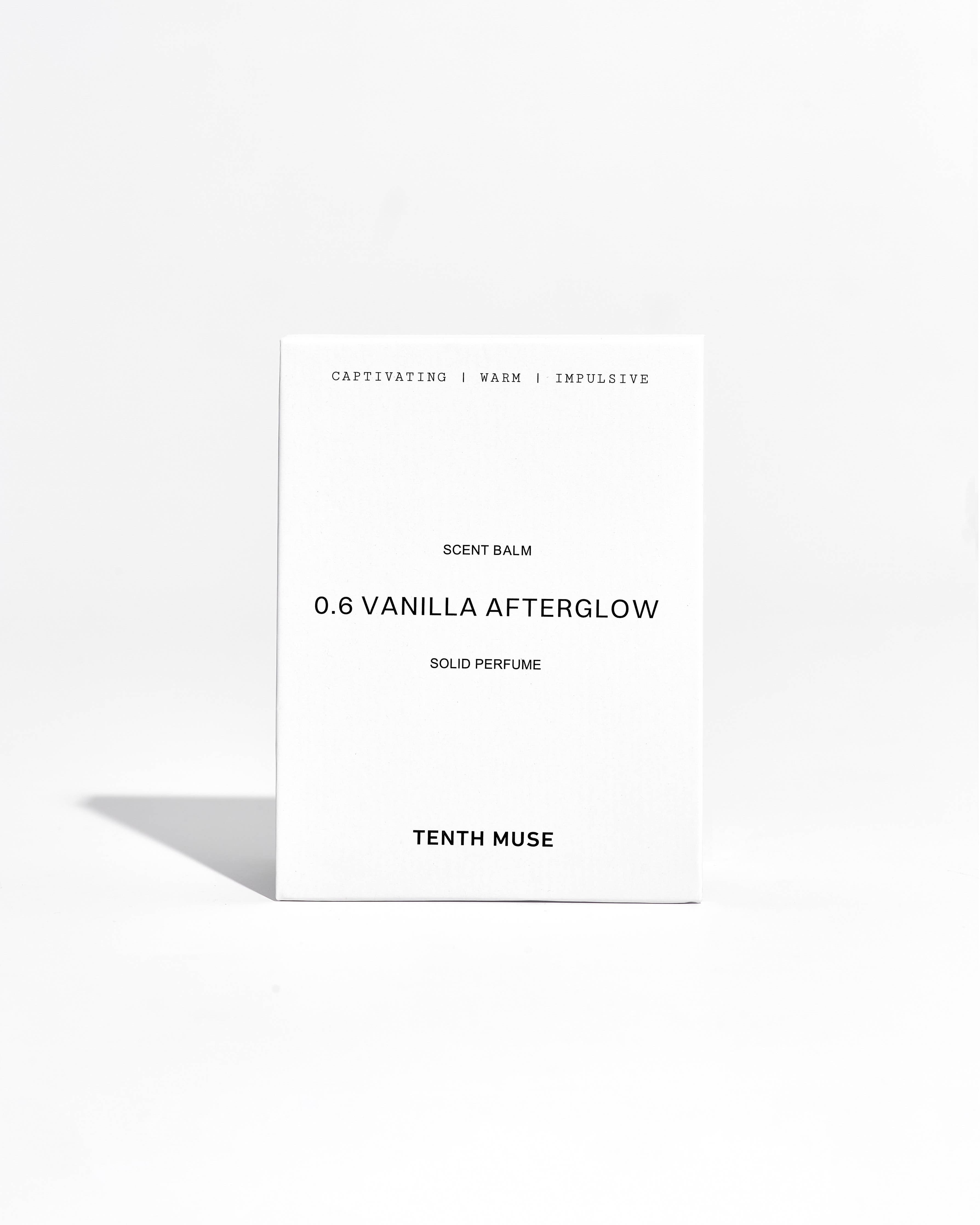 Vanilla afterglow solid perfume balm
