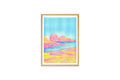 Risografieposter 'Heat Rock' van Manon Diemer, gedrukt door KIBLIND Atelier