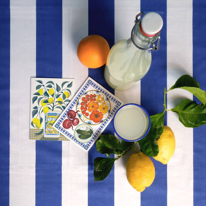 Tafeldecoratie - Groenten | Alledaagse wenskaart | Mediterraan