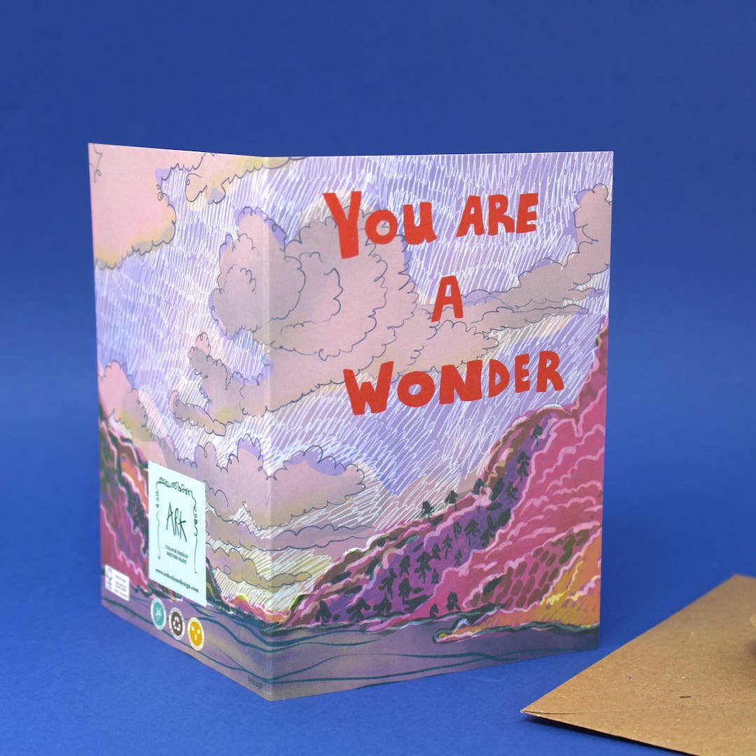 Je bent een Wonder A6-wenskaart