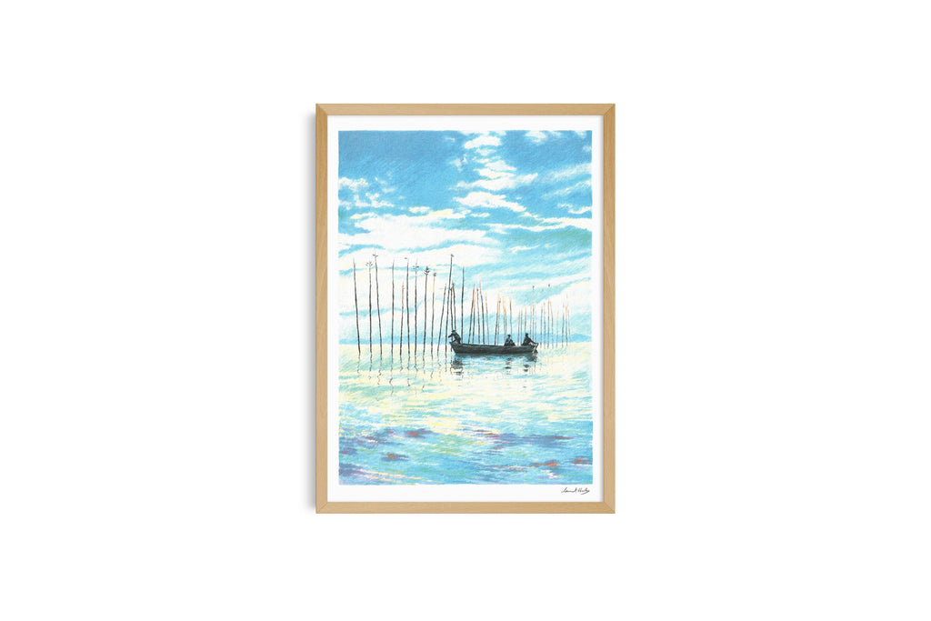 Risoposter 'Pour la suite du monde' van Clément Thoby, KIBLIND Atelier