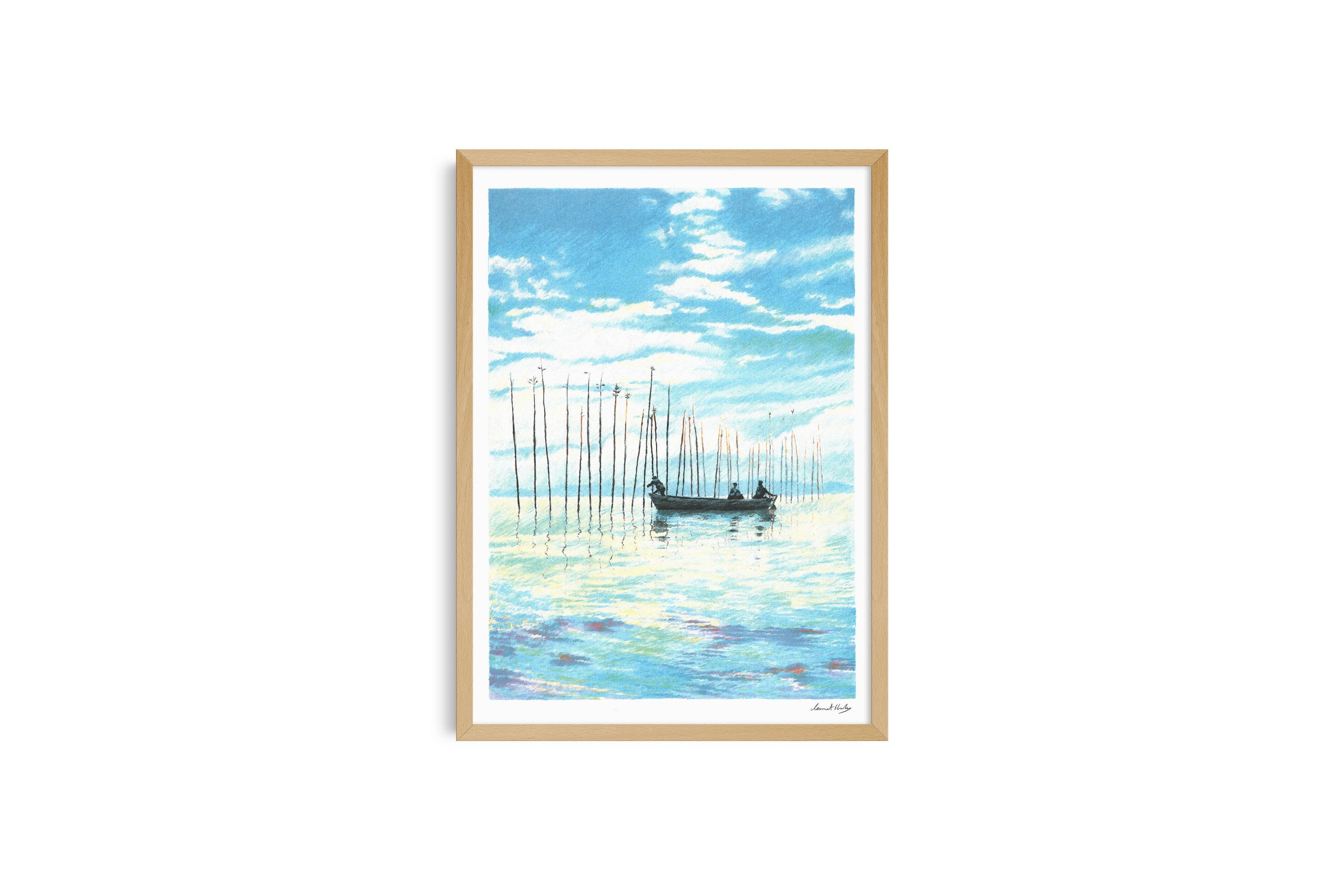 Risoposter 'Pour la suite du monde' van Clément Thoby, KIBLIND Atelier