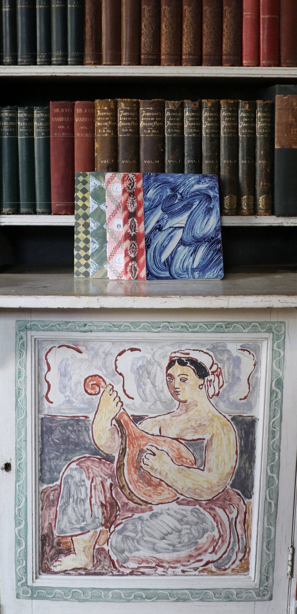 Charleston schetsboekenset met glassine buikband