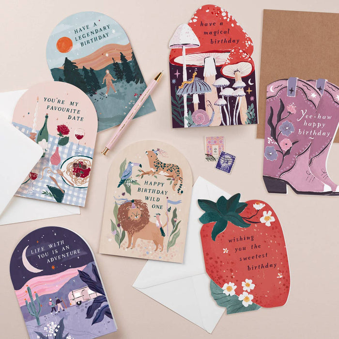 Sweet Strawberry verjaardagskaart | Verjaardagskaart voor kinderen