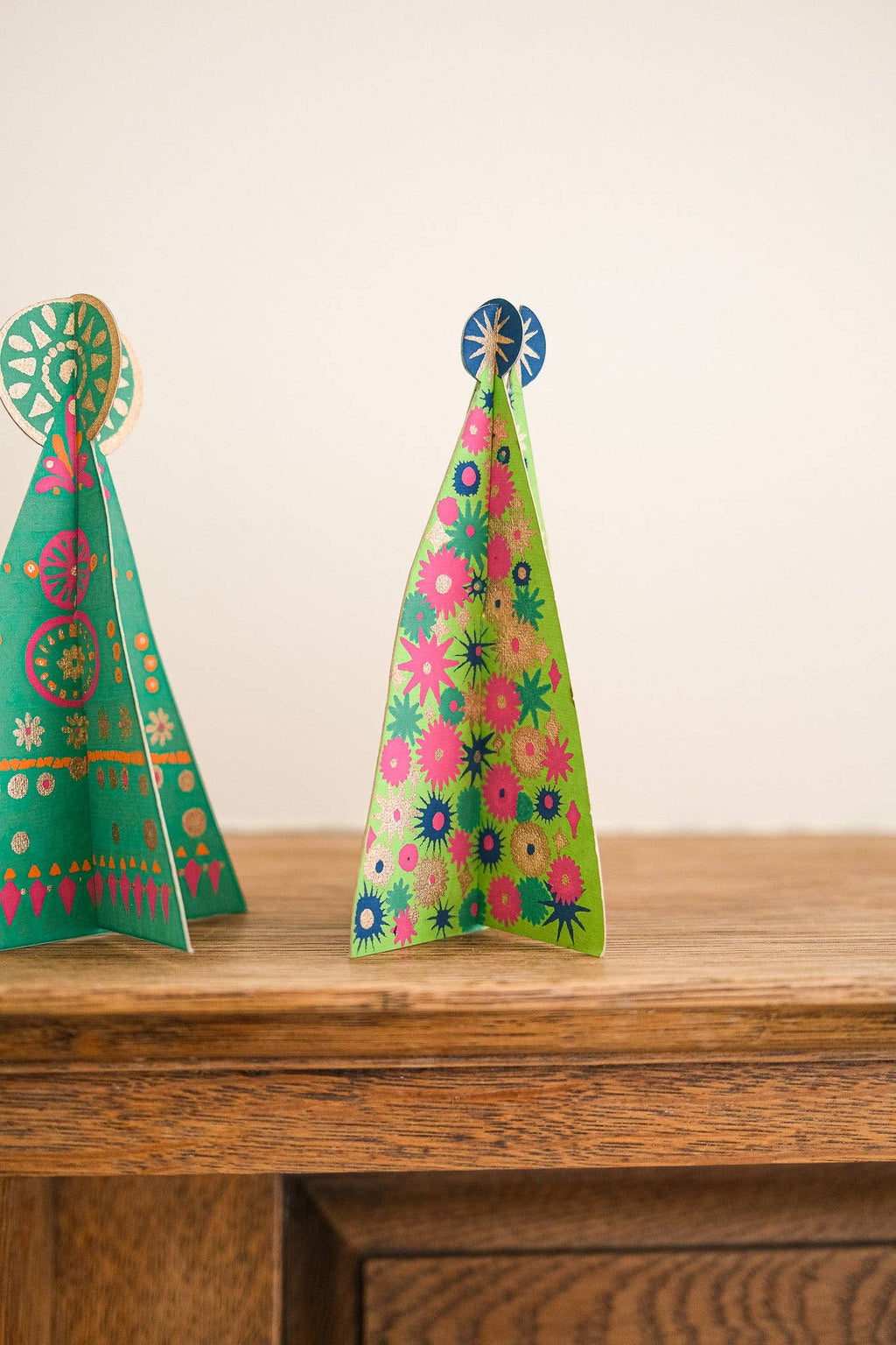 Sterrenboom pop-upkaart als tafeldecoratie