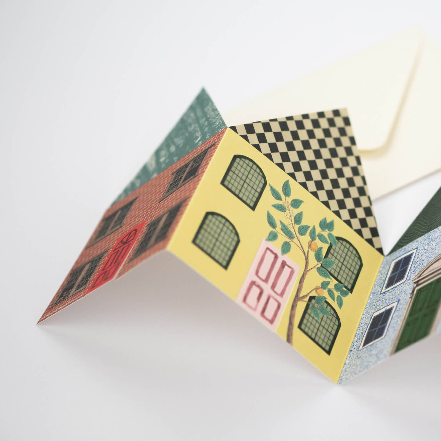 Huis concertina kaart