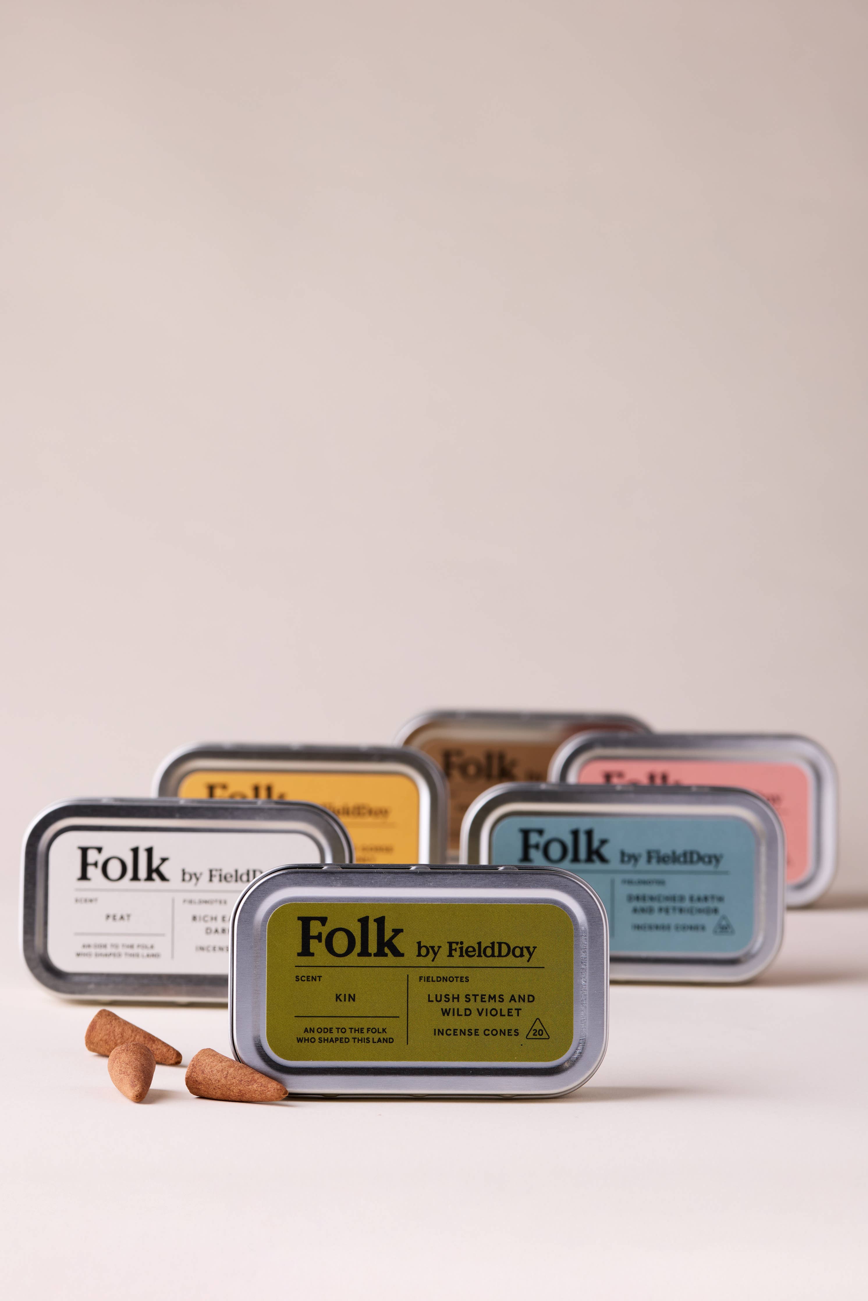 Kin Folk Blikje Wierookkegels