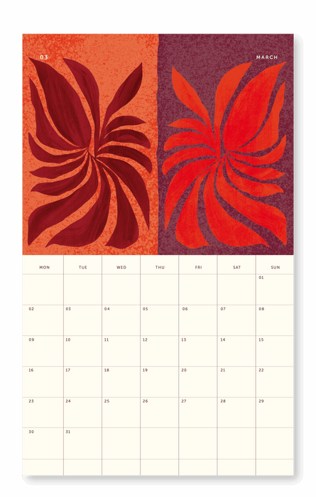 A-Journal Kalender 2026 Zon