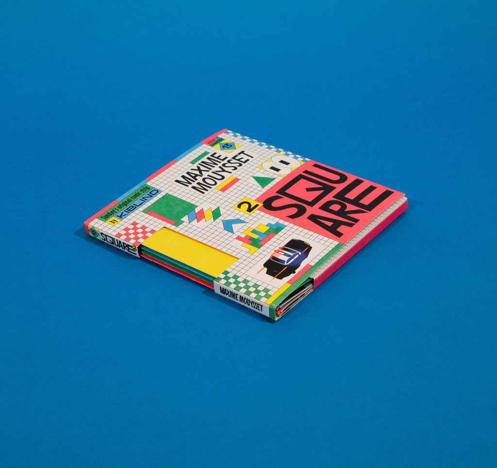 SQUARE² etui van Maxime Mouysset, detail van de print