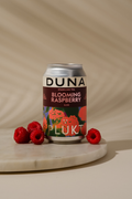 Sprankelende kruidenthee met framboos van PLŪKT, blikje 0,33 l