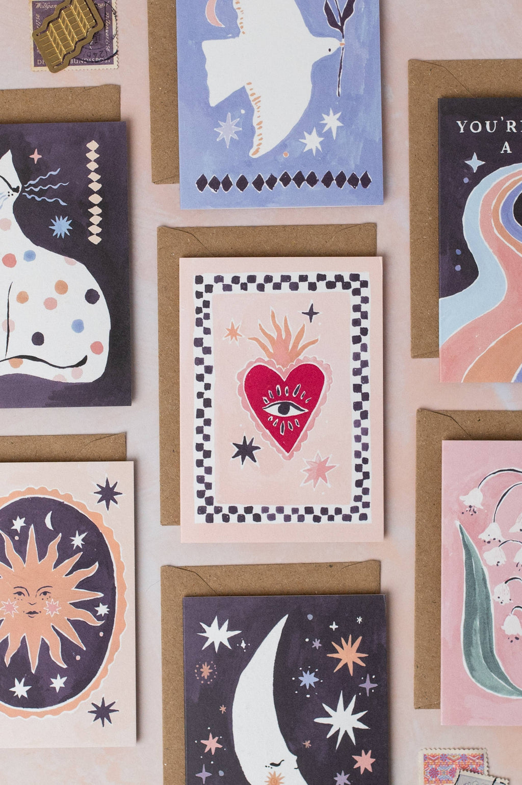 Sacred Heart Mini Love Card | Mini-wenskaart | Minikaart