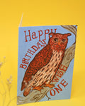 Happy Birthday Wise One verjaardagskaart, vooraanzicht