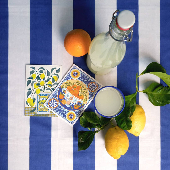 Oranje kom | Alledaagse wenskaart | Mediterrane keuken