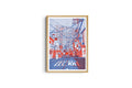 Risografieposter 'Paper Stuffing' van Matthieu Surrel, KIBLIND Atelier