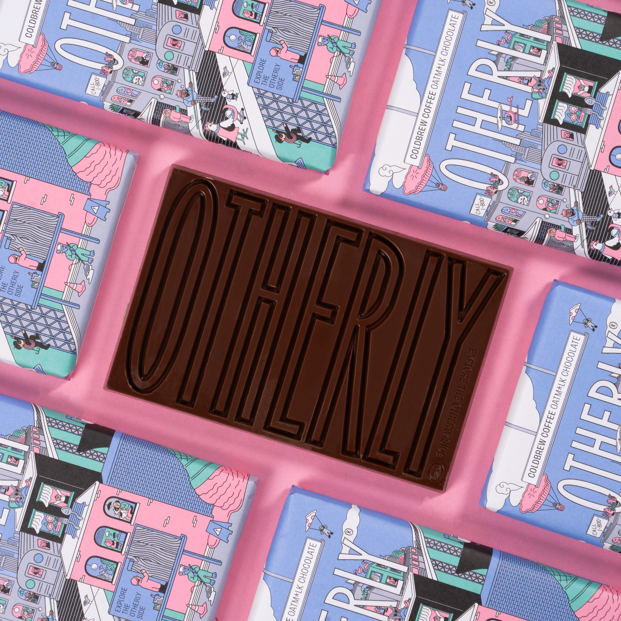 Otherly koffiechocolade met 43% Colombiaanse cacao
