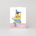 Vogelzaad mini-kaart | Kattenkaart | Vogelkaart | Wenskaarten