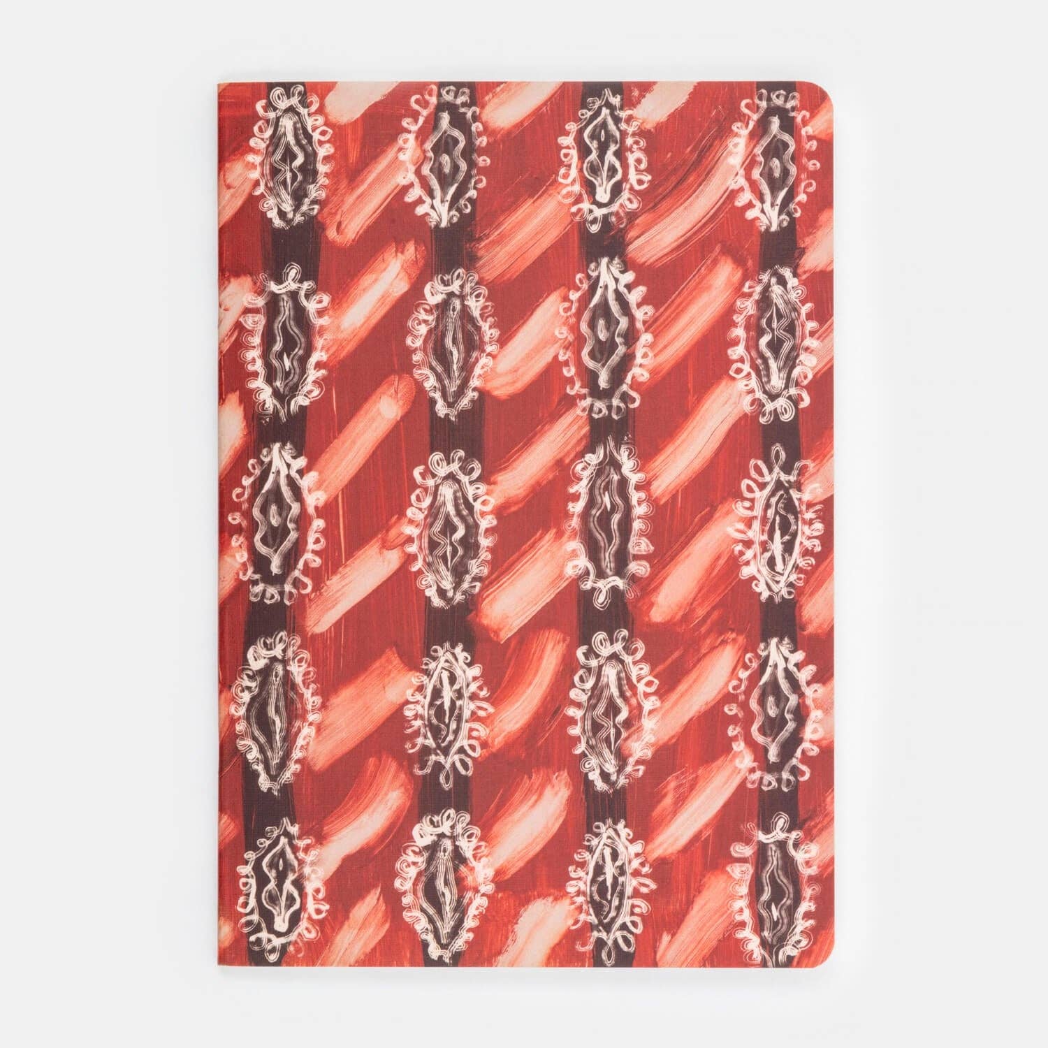 Kleurrijk Vulva schetsboek A5, detail van het omslag